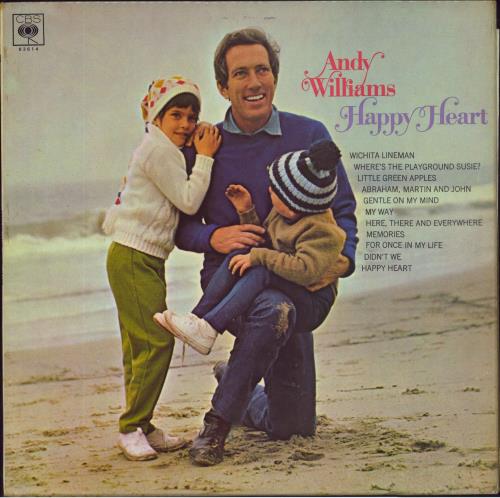 Andy Williams Happy Heart - 1st Mono vinyl LP album (LP record) UK AWILPHA804578