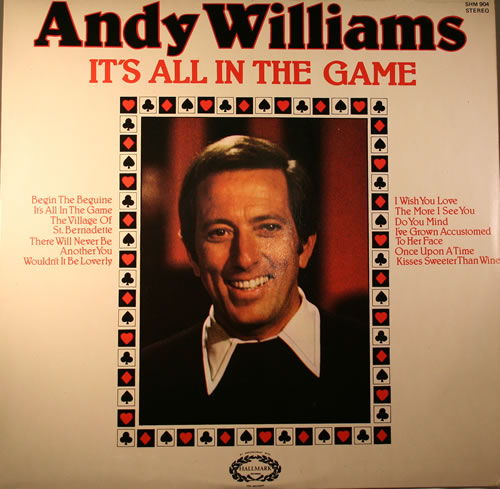 Andy Williams It's All In The Game vinyl LP album (LP record) UK AWILPIT563761