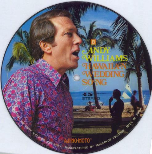 Andy Williams Let's Dance 7" vinyl picture disc (7 inch picture disc single) Japanese AWI7PLE250300