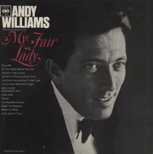 Andy Williams My Fair Lady vinyl LP album (LP record) UK AWILPMY758943