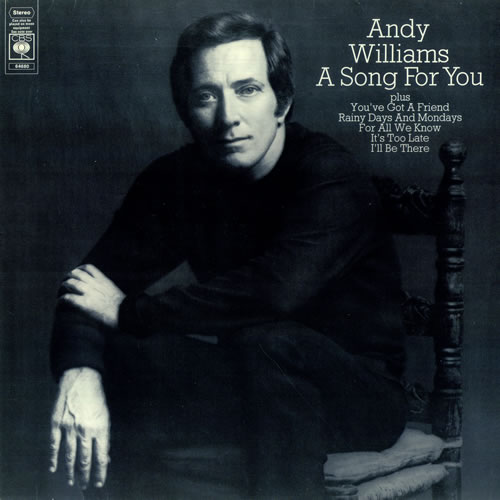 Andy Williams A Song For You UK vinyl LP album (LP record) (457319)