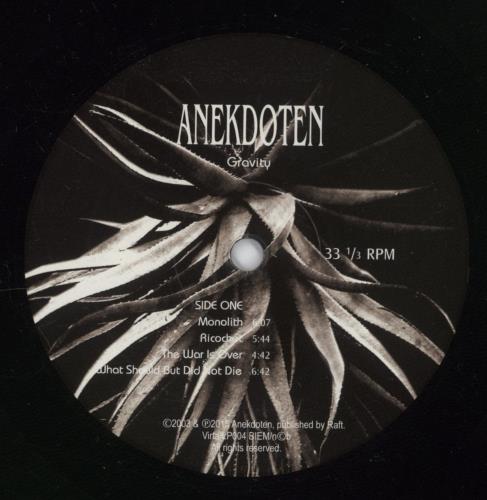 Anekdoten Gravity vinyl LP album (LP record) Swedish QNLLPGR890779