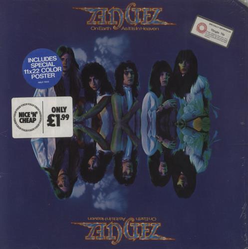 Angel (Kiss) On Earth As It Is In Heaven + Poster vinyl LP album (LP record) US AGLLPON757456