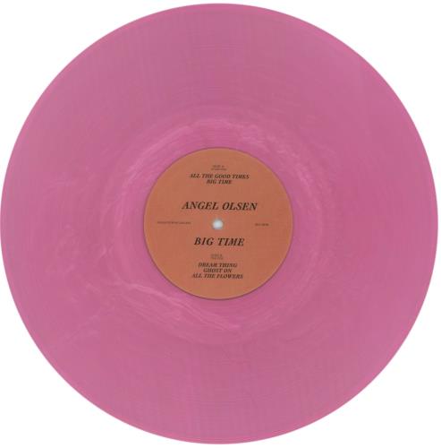Angel Olsen Big Time - Pink Vinyl 2-LP vinyl record set (Double LP Album) UK O4L2LBI867167