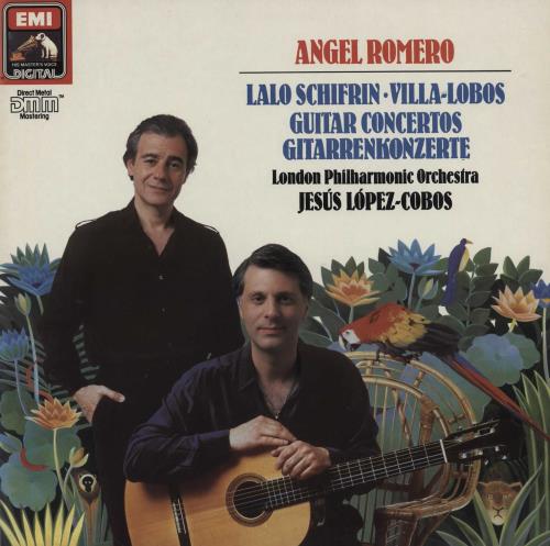 Angel Romero Lalo Schifrin / Villa-Lobos Guitar Concertos vinyl LP album (LP record) German 1O1LPLA761508