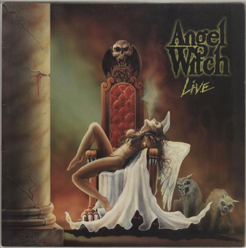Angel Witch Angel Witch Live vinyl LP album (LP record) UK AGWLPAN718090