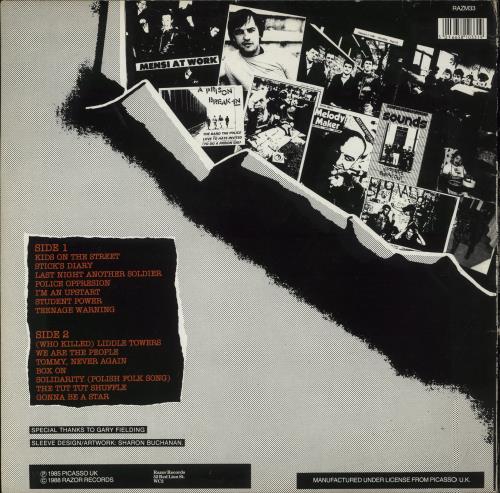 Angelic Upstarts Bootlegs And Rarities vinyl LP album (LP record) UK AUPLPBO864172