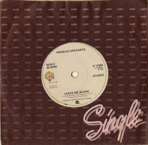 Angelic Upstarts Leave Me Alone 7" vinyl single (7 inch record / 45) UK AUP07LE579898