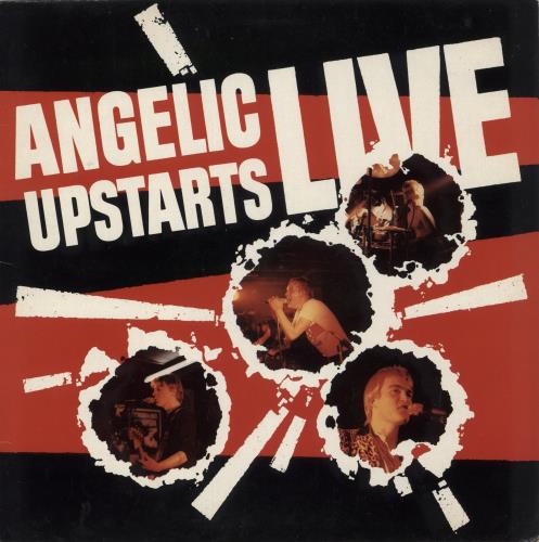 Angelic Upstarts Live - EX vinyl LP album (LP record) UK AUPLPLI809718