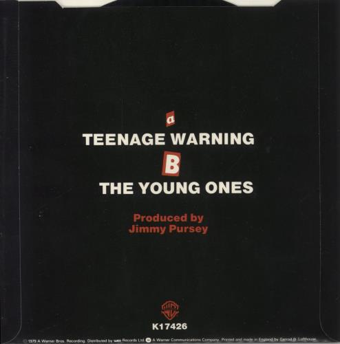 Angelic Upstarts Teenage Warning 7" vinyl single (7 inch record / 45) UK AUP07TE213301