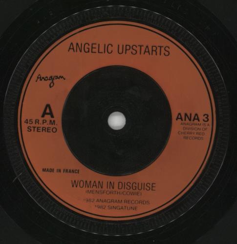Angelic Upstarts Woman In Disguise 7" vinyl single (7 inch record / 45) UK AUP07WO858039