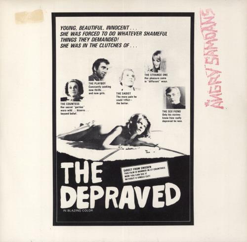 Angry Samoans The Depraved 7" vinyl single (7 inch record / 45) US A0907TH800862