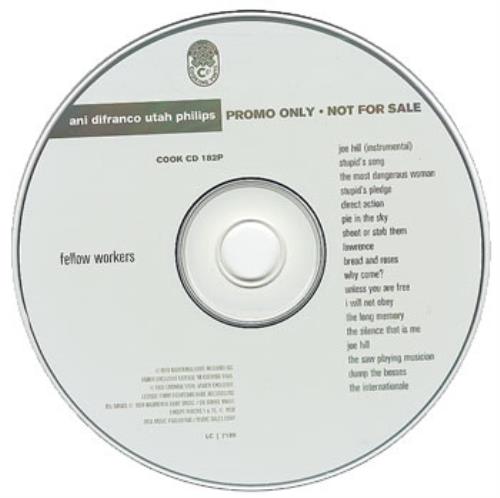 Ani Difranco Fellow Workers CD album (CDLP) UK IFRCDFE359263