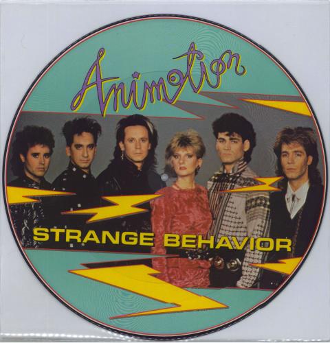 Animotion Strange Behavior 12" vinyl picture disc (12 inch picture record) German ATN2PST816331