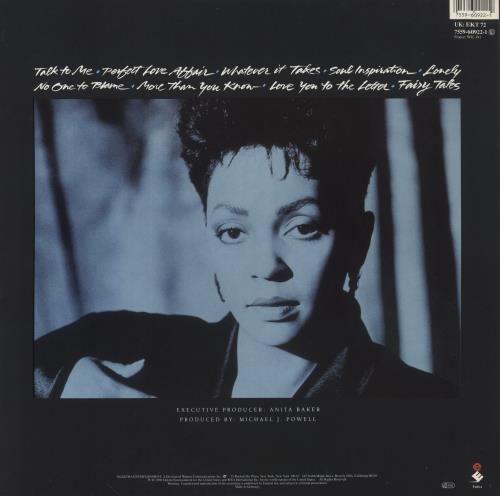 Anita Baker Compositions vinyl LP album (LP record) UK ABALPCO392151