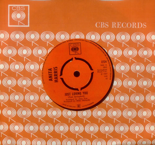 Anita Harris Just Loving You 7" vinyl single (7 inch record / 45) UK AHQ07JU546288