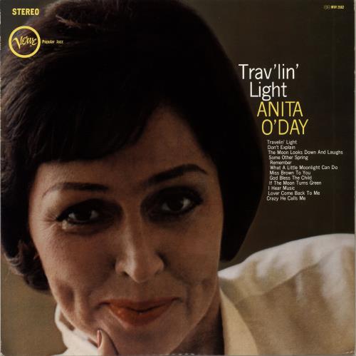 Anita O'Day Trav'lin' Light vinyl LP album (LP record) Japanese AODLPTR700713