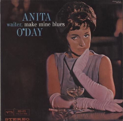 Anita O'Day Waiter, Make Mine Blues vinyl LP album (LP record) Japanese AODLPWA802620