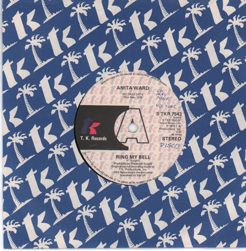 Anita Ward Ring My Bell - A Label 7" vinyl single (7 inch record / 45) UK A-W07RI637202