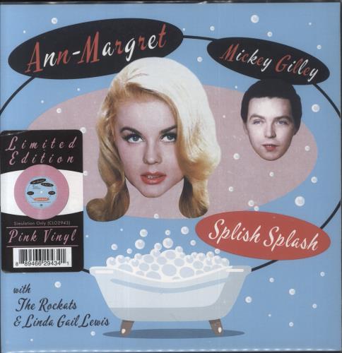 Ann-Margret Splish Splash - Pink Vinyl 7" vinyl single (7 inch record / 45) US AMG07SP851666