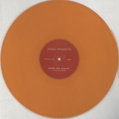 Anna Meredith Bumps Per Minute: 18 Studies For Dodgems - Orange Vinyl vinyl LP album (LP record) UK 05XLPBU850145