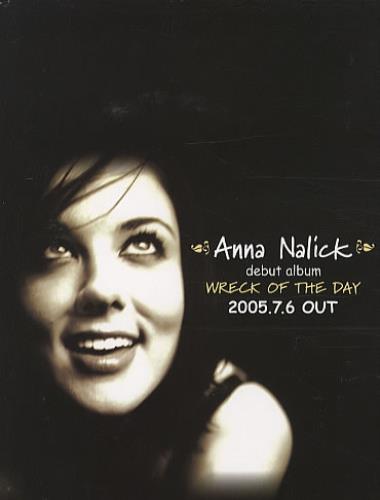 Anna Nalick Wreck Of The Day - Album Sampler CD single (CD5 / 5") Japanese AC4C5WR335050