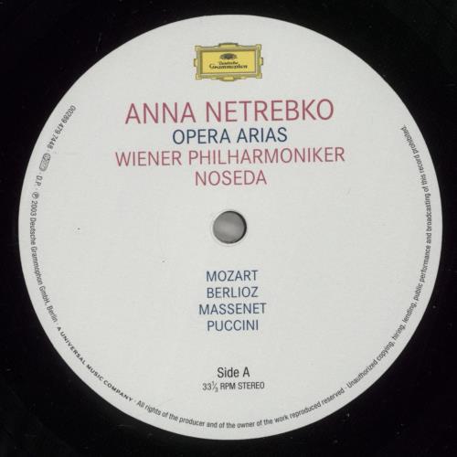 Anna Netrebko Opera Arias - 180gm vinyl LP album (LP record) German -NULPOP886646