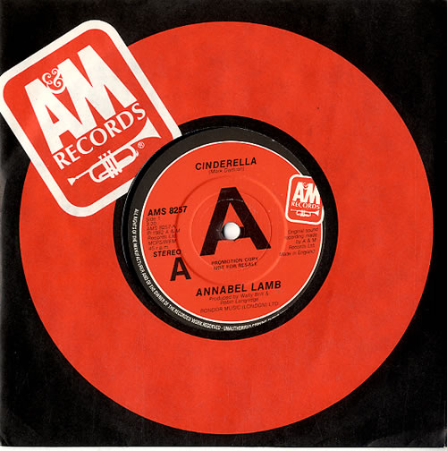 Annabel Lamb Cinderella 7" vinyl single (7 inch record / 45) UK ANB07CI589194