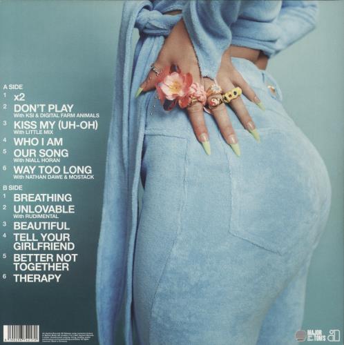 Anne-Marie Therapy - Pink Vinyl - Autographed vinyl LP album (LP record) UK 3YTLPTH881253