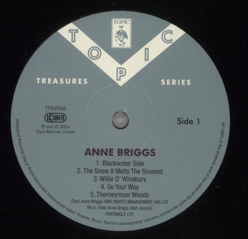 Anne Briggs Anne Briggs vinyl LP album (LP record) UK ARGLPAN877740