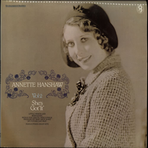 Annette Hanshaw She's Got 'It' vinyl LP album (LP record) UK A6OLPSH566140