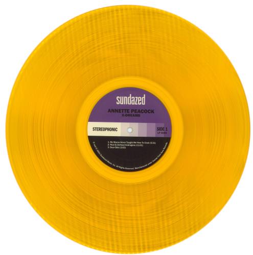 Annette Peacock X-Dreams - Gold Vinyl vinyl LP album (LP record) UK APKLPXD870986