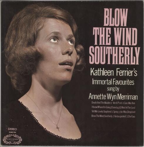Annette Wyn Merriman Blow The Wind Southerly vinyl LP album (LP record) UK 087LPBL743530