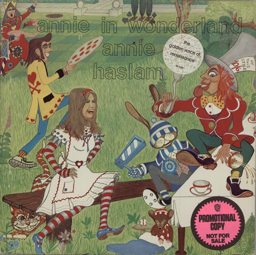 Annie Haslam Annie In Wonderland - Promo Stickered vinyl LP album (LP record) US AHSLPAN573803