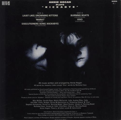 Annie Hogan Kickabye EP 12" vinyl single (12 inch record / Maxi-single) UK A5R12KI555337