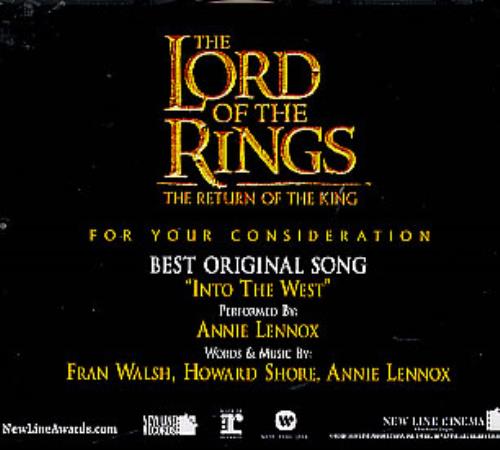 Annie Lennox Into The West 2 CD album set (Double CD) US ANN2CIN288195