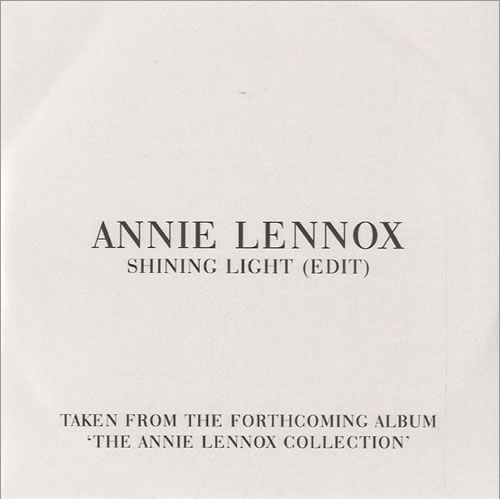 Annie Lennox Shining Light CD-R acetate UK ANNCRSH466442