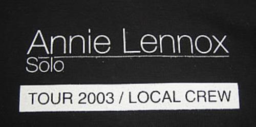 Annie Lennox Solo Tour Crew T-Shirt - Medium t-shirt UK ANNTSSO357871