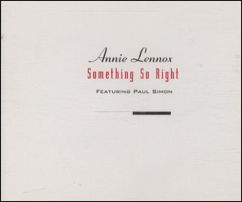 Annie Lennox Something So Right CD single (CD5 / 5") UK ANNC5SO55810