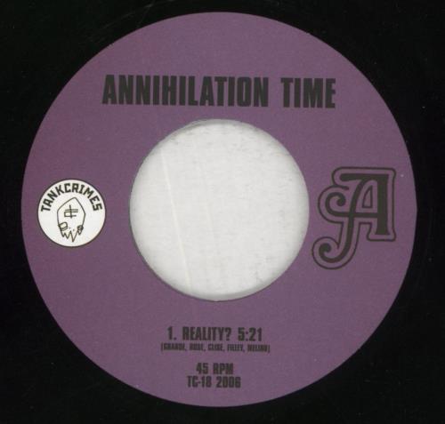 Annihilation Time Cosmic Unconciousness E.P. 7" vinyl single (7 inch record / 45) US 8S207CO854019