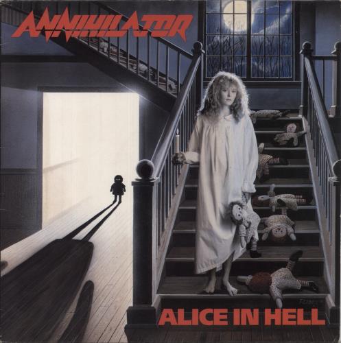 Annihilator Alice In Hell - EX vinyl LP album (LP record) UK AO-LPAL863073