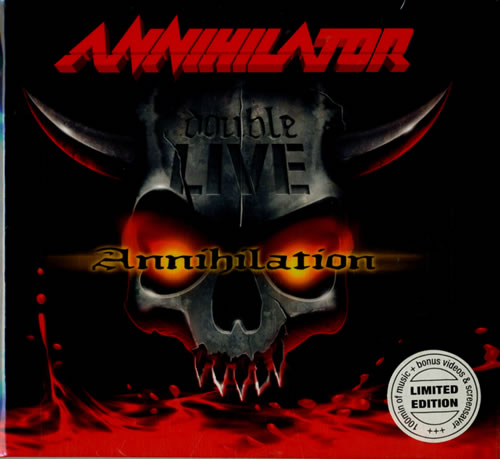 Annihilator Double Live Annihilator 2 CD album set (Double CD) German AO-2CDO579346