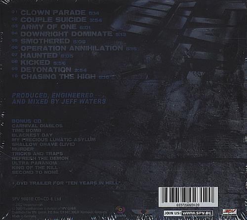 Annihilator Metal 2 CD album set (Double CD) German AO-2CME398442