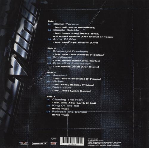 Annihilator Metal 2-LP vinyl record set (Double LP Album) German AO-2LME849692