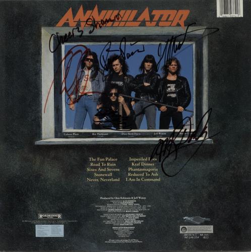 Annihilator Never, Neverland vinyl LP album (LP record) UK AO-LPNE558735