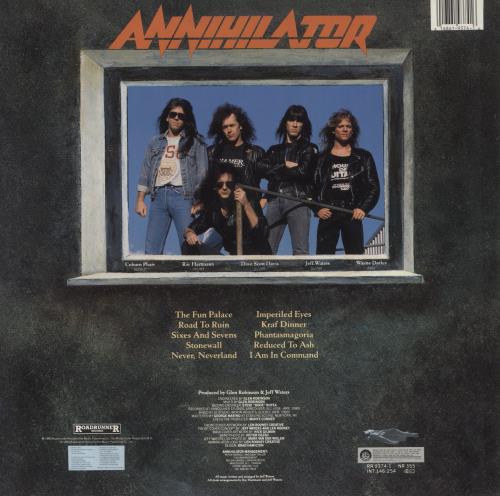 Annihilator Never, Neverland vinyl LP album (LP record) Dutch AO-LPNE862453