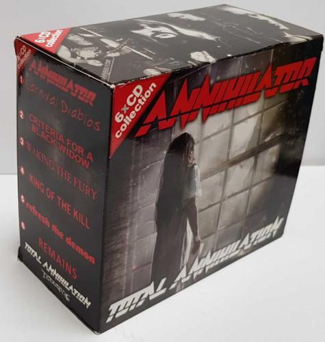 Annihilator Total Annihilation CD Album Box Set UK AO-DXTO690201