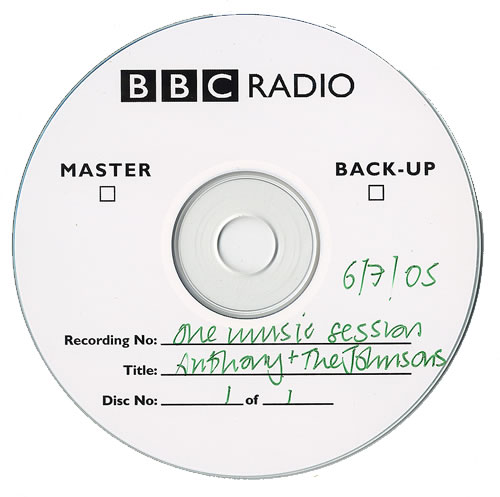 Anohni & The Johnsons One Music Radio Session CD-R acetate UK A&JCRON478884