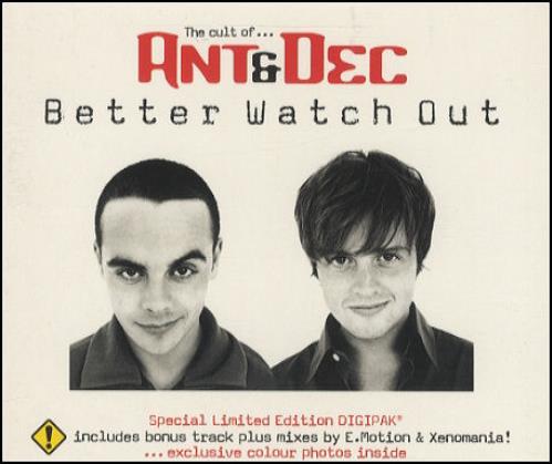 Ant & Dec Better Watch Out CD single (CD5 / 5") UK A&DC5BE268059
