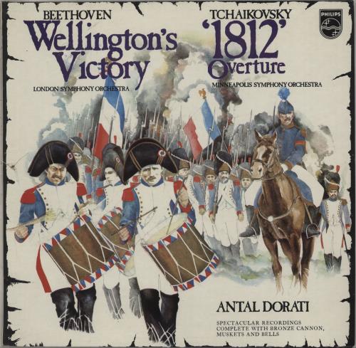 Antal Dorati 1812 Festival Overture, Op. 49 (Original Scoring) / Wellington's Victory vinyl LP album (LP record) UK QNZLPFE673856